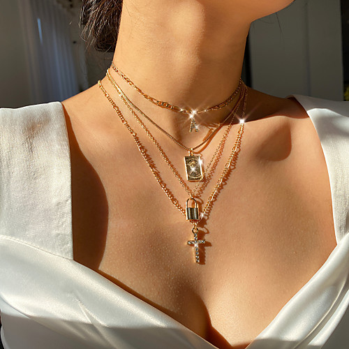 Women's Pendant Necklace Stacking Stackable Alphabet Shape Korean Copper Chrome Iron Gold 30 cm Necklace Jewelry For Street
Women's Pendant Necklace Stacking Stackable Alphabet Shape Korean Copper Chrome Iron Gold 30 cm Necklace Jewelry For Street