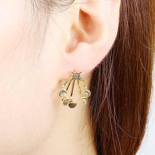 Women's Earrings Holiday Wedding Birthday Romantic Earrings Jewelry Gold / Silver For Date Street Festival 1 Pair
Women's Earrings Holiday Wedding Birthday Romantic Earrings Jewelry Gold / Silver For Date Street Festival 1 Pair