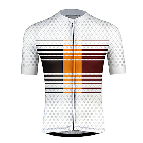 21Grams Men's Short Sleeve Cycling Jersey BlackWhite Stripes Patchwork Bike Jersey Top Mountain Bike MTB Road Bike Cycling UV Resistant Breathable Quick Dry Sports Clothing Apparel / Stretchy
21Grams Men's Short Sleeve Cycling Jersey BlackWhite Stripes Patchwork Bike Jersey Top Mountain Bike MTB Road Bike Cycling UV Resistant Breathable Quick Dry Sports Clothing Apparel / Stretchy