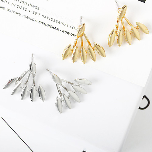 Women's Earrings Holiday Wedding Birthday Romantic Earrings Jewelry Gold / Silver For Date Street Festival 1 Pair
Women's Earrings Holiday Wedding Birthday Romantic Earrings Jewelry Gold / Silver For Date Street Festival 1 Pair