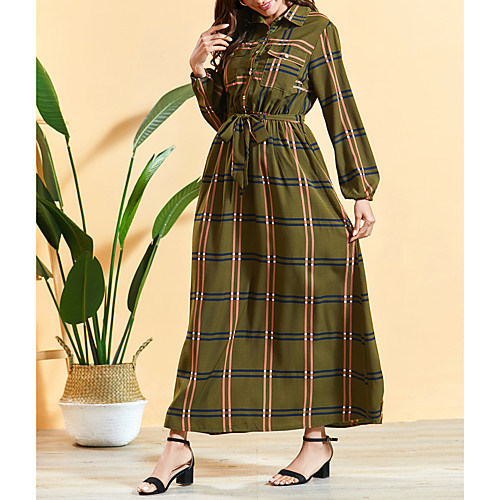 Women's A Line Dress Maxi long Dress Army Green Long Sleeve Print Pocket Fall Summer Square Neck Elegant Boho Lantern Sleeve Cotton 2021 M L XL XXL
Women's A Line Dress Maxi long Dress Army Green Long Sleeve Print Pocket Fall Summer Square Neck Elegant Boho Lantern Sleeve Cotton 2021 M L XL XXL
