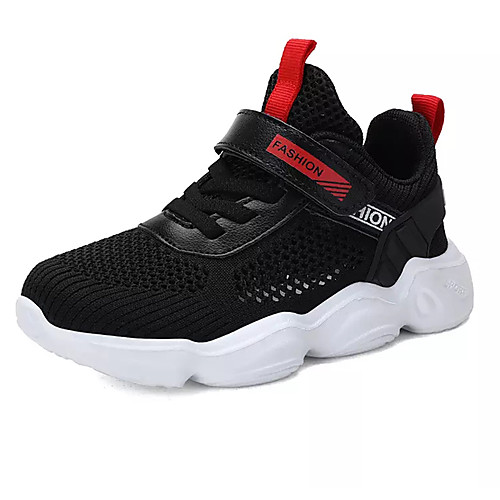 Boys' Comfort Mesh / Elastic Fabric Trainers / Athletic Shoes Big Kids(7years ) Running Shoes White / Black / Gray Spring
Boys' Comfort Mesh / Elastic Fabric Trainers / Athletic Shoes Big Kids(7years ) Running Shoes White / Black / Gray Spring
