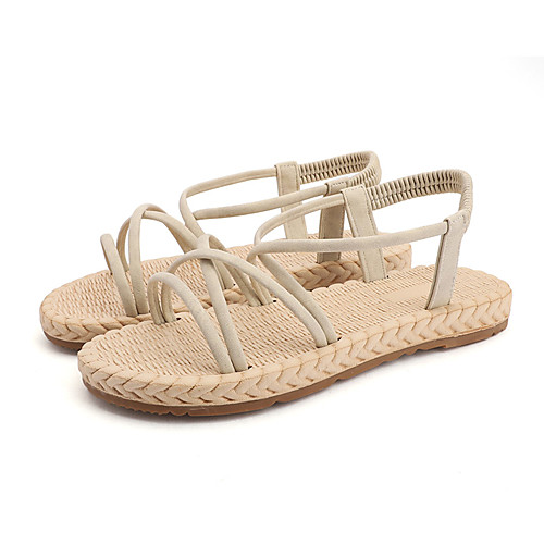 Women's Sandals Flat Sandal Summer Flat Heel Open Toe Sweet Daily Outdoor Suede Black / Pink / Beige
Women's Sandals Flat Sandal Summer Flat Heel Open Toe Sweet Daily Outdoor Suede Black / Pink / Beige