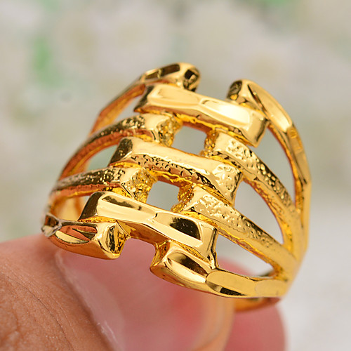 Women's Ring Open Cuff Ring Adjustable Ring 1pc Gold Gold Plated Irregular Statement Stylish Luxury Wedding Party Evening Jewelry
Women's Ring Open Cuff Ring Adjustable Ring 1pc Gold Gold Plated Irregular Statement Stylish Luxury Wedding Party Evening Jewelry