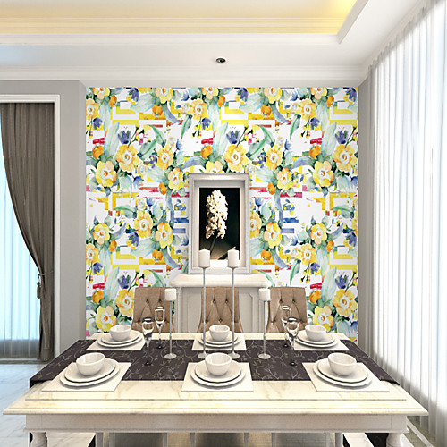 Custom self-adhesive mural wallpaper yellow flowers suitable for bedroom living room wall decoration Art Deco Home Decoration Modern Wall Covering Canvas Material
Custom self-adhesive mural wallpaper yellow flowers suitable for bedroom living room wall decoration Art Deco Home Decoration Modern Wall Covering Canvas Material