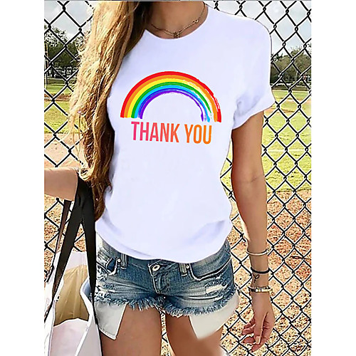 Women's Plus Size Graphic 3D Print Pleated Print Loose T-shirt Street chic Exaggerated Daily Going out Rainbow
Women's Plus Size Graphic 3D Print Pleated Print Loose T-shirt Street chic Exaggerated Daily Going out Rainbow