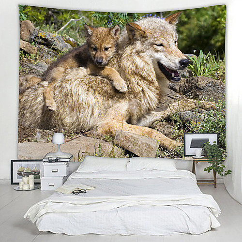 Wolf mother Digital Printed Tapestry Decor Wall Art Tablecloths Bedspread Picnic Blanket Beach Throw Tapestries Colorful Bedroom Hall Dorm Living Room Hanging
Wolf mother Digital Printed Tapestry Decor Wall Art Tablecloths Bedspread Picnic Blanket Beach Throw Tapestries Colorful Bedroom Hall Dorm Living Room Hanging