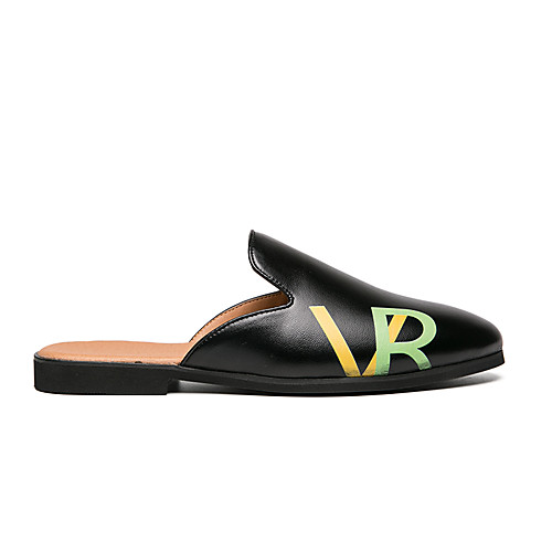 Men's Fall / Spring & Summer Casual Daily Outdoor Clogs & Mules Faux Leather Breathable Non-slipping Wear Proof White / Black Color Block Slogan
Men's Fall / Spring & Summer Casual Daily Outdoor Clogs & Mules Faux Leather Breathable Non-slipping Wear Proof White / Black Color Block Slogan