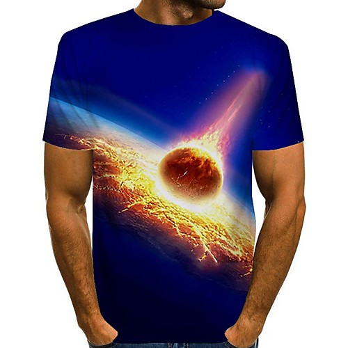 Men's Galaxy Graphic T-shirt Daily Wine / Blue / Yellow / Green / Dark Gray / Gray
Men's Galaxy Graphic T-shirt Daily Wine / Blue / Yellow / Green / Dark Gray / Gray