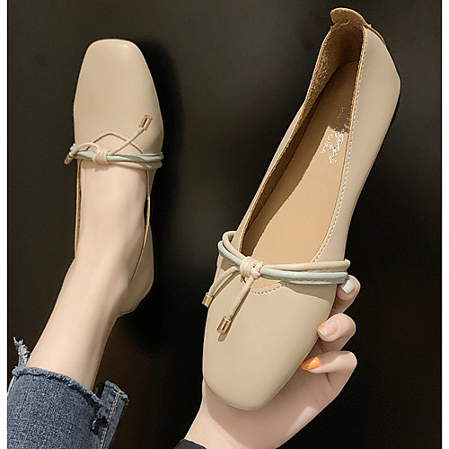 Women's Flats Spring / Summer Flat Heel Square Toe Daily PU Light Brown / Beige
Women's Flats Spring / Summer Flat Heel Square Toe Daily PU Light Brown / Beige