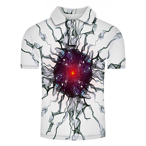 Men's Plus Size 3D Graphic Polo Basic Exaggerated Daily Going out Shirt Collar White / Short Sleeve
Men's Plus Size 3D Graphic Polo Basic Exaggerated Daily Going out Shirt Collar White / Short Sleeve