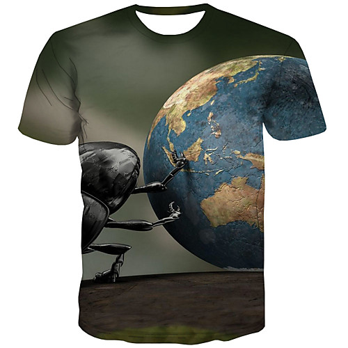 Men's Plus Size 3D Print T-shirt Street chic Daily Round Neck Rainbow / Short Sleeve
Men's Plus Size 3D Print T-shirt Street chic Daily Round Neck Rainbow / Short Sleeve