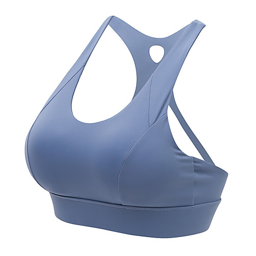 Women's Sports Bra Bralette Strappy Back Running Fitness Jogging Breathable Soft Padded Medium Support Yellow Pink Blue White Black Solid Colored / Stretchy
Women's Sports Bra Bralette Strappy Back Running Fitness Jogging Breathable Soft Padded Medium Support Yellow Pink Blue White Black Solid Colored / Stretchy