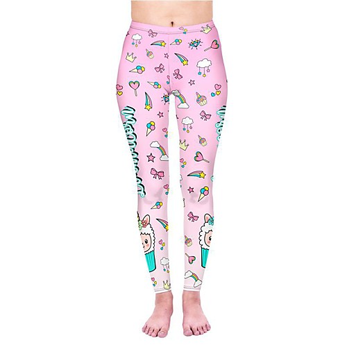 Women's Yoga Pants 3D Print Pink Elastane Yoga Running Fitness Tights Leggings Sport Activewear Quick Dry Tummy Control Butt Lift Moisture Wicking High Elasticity Skinny
Women's Yoga Pants 3D Print Pink Elastane Yoga Running Fitness Tights Leggings Sport Activewear Quick Dry Tummy Control Butt Lift Moisture Wicking High Elasticity Skinny