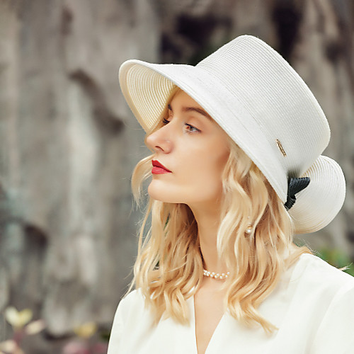 Headwear Casual Polyester Hats with Bowknot 1pc Wedding / Daily Wear Headpiece
Headwear Casual Polyester Hats with Bowknot 1pc Wedding / Daily Wear Headpiece