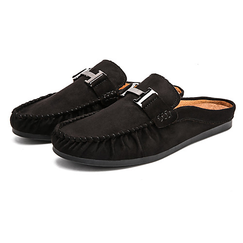 Men's Spring & Summer / Fall & Winter Classic / British Daily Home Clogs & Mules Walking Shoes Nappa Leather Black / Army Green / Gray
Men's Spring & Summer / Fall & Winter Classic / British Daily Home Clogs & Mules Walking Shoes Nappa Leather Black / Army Green / Gray
