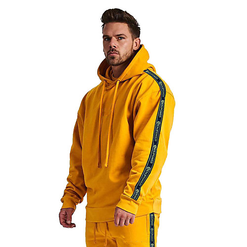 Men's Cotton Hoodie Sweatshirt Hoodie Winter Pullover Active Training Fitness Jogging Breathable Moisture Wicking Soft Sportswear Stripes Top Long Sleeve Activewear Micro-elastic
Men's Cotton Hoodie Sweatshirt Hoodie Winter Pullover Active Training Fitness Jogging Breathable Moisture Wicking Soft Sportswear Stripes Top Long Sleeve Activewear Micro-elastic