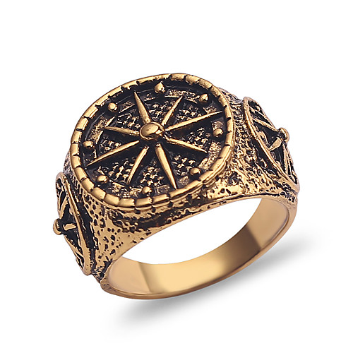 Men's Band Ring 1pc Gold Alloy Round Punk Street Jewelry Mixed Color Wearable Environmental
Men's Band Ring 1pc Gold Alloy Round Punk Street Jewelry Mixed Color Wearable Environmental