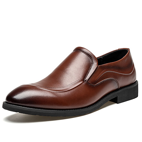 Men's Spring & Summer / Fall & Winter Business / Chinoiserie Daily Office & Career Loafers & Slip-Ons Walking Shoes Leather Shock Absorbing Wear Proof Brown / Black
Men's Spring & Summer / Fall & Winter Business / Chinoiserie Daily Office & Career Loafers & Slip-Ons Walking Shoes Leather Shock Absorbing Wear Proof Brown / Black