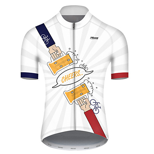 21Grams Men's Short Sleeve Cycling Jersey Polyester Red / White Stripes Oktoberfest Beer Bike Jersey Top Mountain Bike MTB Road Bike Cycling Breathable Quick Dry Ultraviolet Resistant Sports Clothing
21Grams Men's Short Sleeve Cycling Jersey Polyester Red / White Stripes Oktoberfest Beer Bike Jersey Top Mountain Bike MTB Road Bike Cycling Breathable Quick Dry Ultraviolet Resistant Sports Clothing