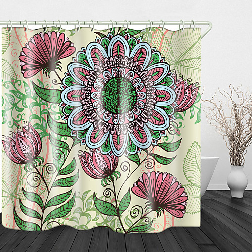 Painted Line Flowers Digital Print Waterproof Fabric Shower Curtain for Bathroom Home Decor Covered Bathtub Curtains Liner Includes with Hooks
Painted Line Flowers Digital Print Waterproof Fabric Shower Curtain for Bathroom Home Decor Covered Bathtub Curtains Liner Includes with Hooks