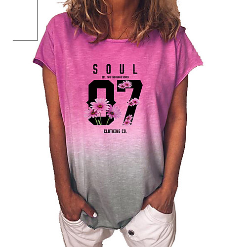 Women's Floral Sun Flower T-shirt Daily Blue / Purple / Yellow / Fuchsia / Green / Light Green
Women's Floral Sun Flower T-shirt Daily Blue / Purple / Yellow / Fuchsia / Green / Light Green