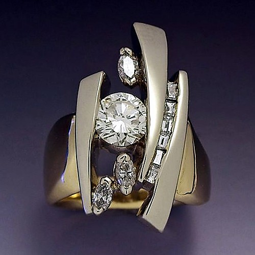 Women's Ring Belle Ring AAA Cubic Zirconia 1pc Gold Copper Silver-Plated Irregular Statement Luxury Party Evening Gift Jewelry Geometrical Wearable
Women's Ring Belle Ring AAA Cubic Zirconia 1pc Gold Copper Silver-Plated Irregular Statement Luxury Party Evening Gift Jewelry Geometrical Wearable