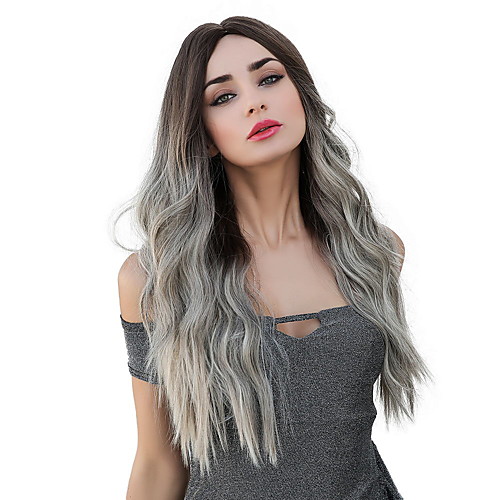 Ombre Hair Weaves / Hair Bulk Synthetic Wig Curly Water Wave Middle Part Side Part Neat Bang Wig Ombre Very Long Ombre Grey Synthetic Hair 26 inch Women's Cosplay Women Synthetic Gray Ombre HAIR CUBE
Ombre Hair Weaves / Hair Bulk Synthetic Wig Curly Water Wave Middle Part Side Part Neat Bang Wig Ombre Very Long Ombre Grey Synthetic Hair 26 inch Women's Cosplay Women Synthetic Gray Ombre HAIR CUBE