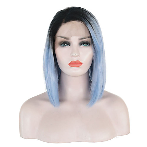 Synthetic Lace Front Wig Straight Side Part Lace Front Wig Ombre Short Ombre Color Synthetic Hair 10-16 inch Women's Soft Adjustable Party Blue Ombre
Synthetic Lace Front Wig Straight Side Part Lace Front Wig Ombre Short Ombre Color Synthetic Hair 10-16 inch Women's Soft Adjustable Party Blue Ombre