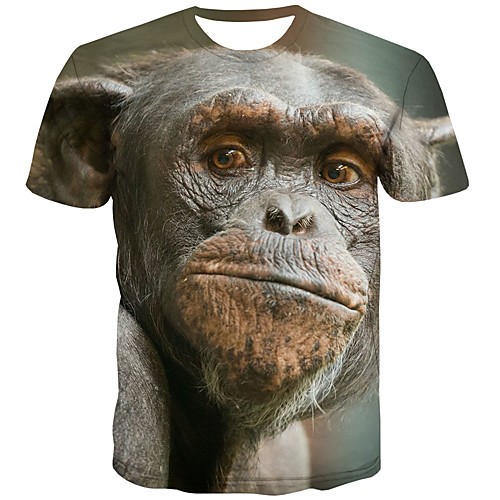 Men's Plus Size 3D Print T-shirt Street chic Daily Round Neck Rainbow / Short Sleeve
Men's Plus Size 3D Print T-shirt Street chic Daily Round Neck Rainbow / Short Sleeve