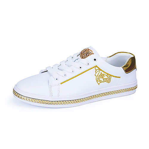 Men's Spring & Summer / Fall & Winter Daily Outdoor Sneakers Walking Shoes Cowhide Breathable Wear Proof White
Men's Spring & Summer / Fall & Winter Daily Outdoor Sneakers Walking Shoes Cowhide Breathable Wear Proof White