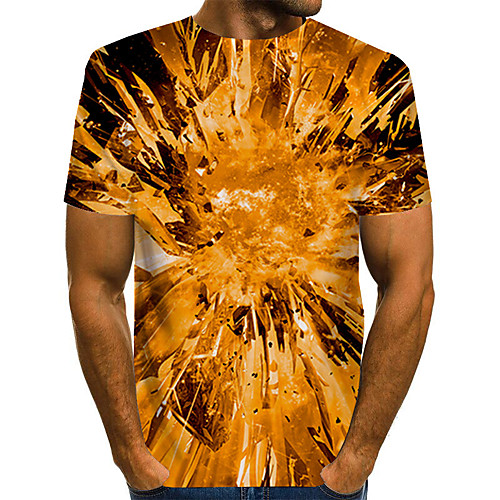 Men's Plus Size 3D Print T-shirt Basic Daily Round Neck Yellow / Short Sleeve
Men's Plus Size 3D Print T-shirt Basic Daily Round Neck Yellow / Short Sleeve
