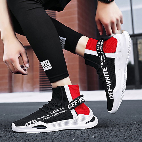 Men's Spring / Summer Sporty / Casual Daily Office & Career Trainers / Athletic Shoes Elastic Fabric Breathable Non-slipping Wear Proof Black / White / Black / Red / White / Blue
Men's Spring / Summer Sporty / Casual Daily Office & Career Trainers / Athletic Shoes Elastic Fabric Breathable Non-slipping Wear Proof Black / White / Black / Red / White / Blue