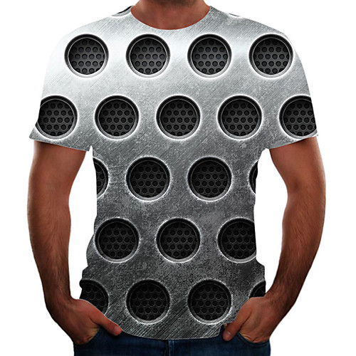 Men's Plus Size Color Block 3D T-shirt Basic Going out Weekend Round Neck Rainbow / Short Sleeve / Animal
Men's Plus Size Color Block 3D T-shirt Basic Going out Weekend Round Neck Rainbow / Short Sleeve / Animal