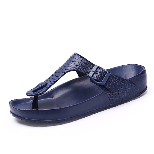 Men's Spring & Summer Casual Daily Home Slippers & Flip-Flops PU Breathable Non-slipping Wear Proof Blue / White / Black
Men's Spring & Summer Casual Daily Home Slippers & Flip-Flops PU Breathable Non-slipping Wear Proof Blue / White / Black