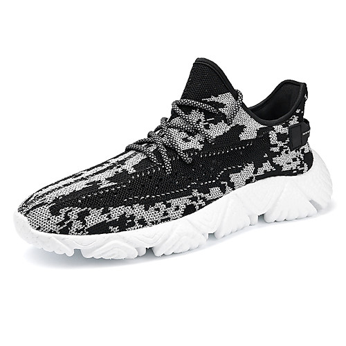 Men's Fall / Spring & Summer Sporty / Casual Daily Outdoor Trainers / Athletic Shoes Running Shoes / Walking Shoes Tissage Volant Breathable Non-slipping Shock Absorbing White / Black
Men's Fall / Spring & Summer Sporty / Casual Daily Outdoor Trainers / Athletic Shoes Running Shoes / Walking Shoes Tissage Volant Breathable Non-slipping Shock Absorbing White / Black