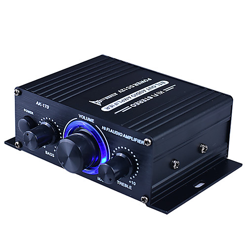 

Power Amplifier Subwoofer Digital Audio Stereo Hi-Fi 2020 2.0 AK170 90 for Car Home Theater Speakers DIY