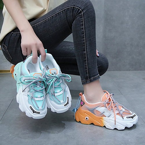 Women's Trainers / Athletic Shoes Summer Flat Heel Round Toe Daily PU Orange / Light Blue
Women's Trainers / Athletic Shoes Summer Flat Heel Round Toe Daily PU Orange / Light Blue