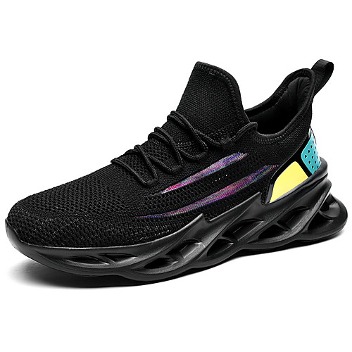 Men's Fall Sporty / Casual Daily Outdoor Trainers / Athletic Shoes Running Shoes / Walking Shoes Tissage Volant Breathable Non-slipping Shock Absorbing White / Black / Beige Color Block
Men's Fall Sporty / Casual Daily Outdoor Trainers / Athletic Shoes Running Shoes / Walking Shoes Tissage Volant Breathable Non-slipping Shock Absorbing White / Black / Beige Color Block