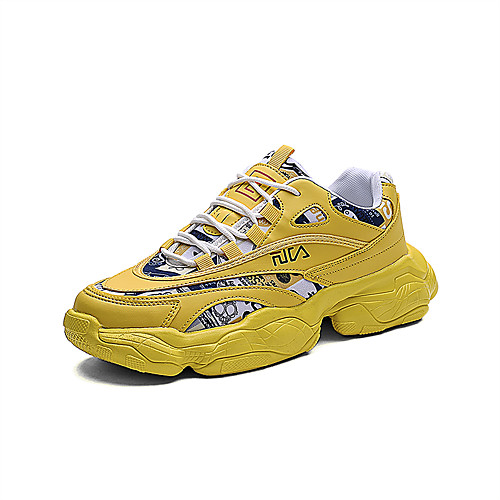 Men's PU Fall / Spring & Summer Trainers / Athletic Shoes Running Shoes / Walking Shoes Breathable Yellow / White / Beige
Men's PU Fall / Spring & Summer Trainers / Athletic Shoes Running Shoes / Walking Shoes Breathable Yellow / White / Beige