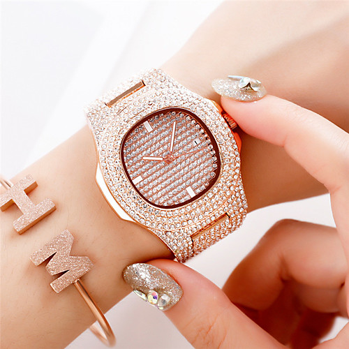 Women's Quartz Watches Luxury Fashion Alloy Japanese Quartz Rose Gold Gold Silver Water Resistant / Waterproof 30 m 1 pc Analog One Year Battery Life
Women's Quartz Watches Luxury Fashion Alloy Japanese Quartz Rose Gold Gold Silver Water Resistant / Waterproof 30 m 1 pc Analog One Year Battery Life
