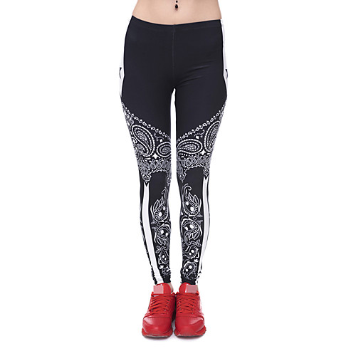Women's Yoga Pants 3D Print Black Elastane Yoga Running Fitness Tights Leggings Sport Activewear Quick Dry Tummy Control Butt Lift Moisture Wicking High Elasticity Skinny
Women's Yoga Pants 3D Print Black Elastane Yoga Running Fitness Tights Leggings Sport Activewear Quick Dry Tummy Control Butt Lift Moisture Wicking High Elasticity Skinny