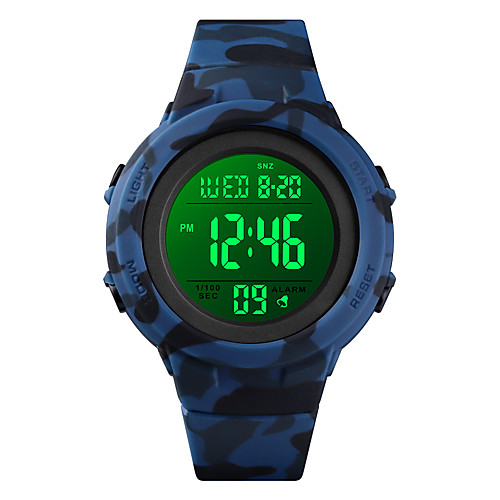 SKMEI Men's Sport Watch Digital Modern Style Sporty Silicone Black / Blue / Green 50 m Calendar / date / day Chronograph Alarm Clock Digital Casual Outdoor - Black Blue Green One Year Battery Life
SKMEI Men's Sport Watch Digital Modern Style Sporty Silicone Black / Blue / Green 50 m Calendar / date / day Chronograph Alarm Clock Digital Casual Outdoor - Black Blue Green One Year Battery Life