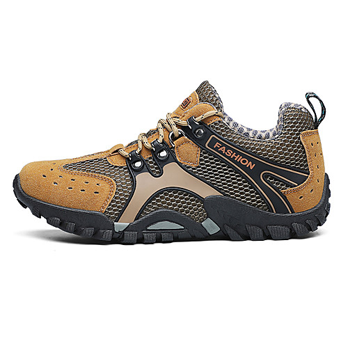 Men's Summer / Fall Casual Daily Outdoor Trainers / Athletic Shoes Water Shoes / Walking Shoes Mesh Breathable Wear Proof Light Brown / Black / Khaki Color Block
Men's Summer / Fall Casual Daily Outdoor Trainers / Athletic Shoes Water Shoes / Walking Shoes Mesh Breathable Wear Proof Light Brown / Black / Khaki Color Block