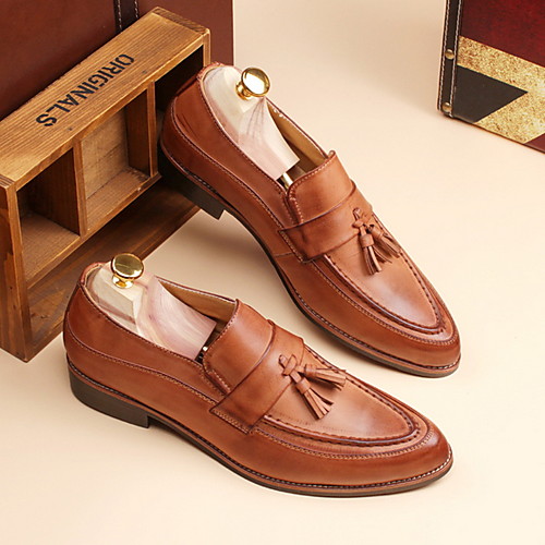 Men's Spring & Summer Classic Daily Loafers & Slip-Ons PU Black / Red / Burgundy
Men's Spring & Summer Classic Daily Loafers & Slip-Ons PU Black / Red / Burgundy