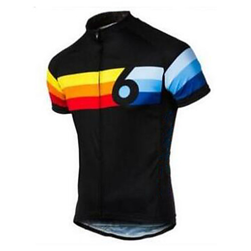 21Grams Men's Short Sleeve Cycling Jersey OrangeWhite Black / Yellow Blue / White Retro Stripes Solid Color Bike Jersey Top Mountain Bike MTB Road Bike Cycling UV Resistant Quick Dry Breathable
21Grams Men's Short Sleeve Cycling Jersey OrangeWhite Black / Yellow Blue / White Retro Stripes Solid Color Bike Jersey Top Mountain Bike MTB Road Bike Cycling UV Resistant Quick Dry Breathable