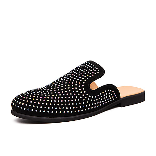 Men's Summer Classic / Casual Daily Home Clogs & Mules PU Breathable Wear Proof Black / Gold / Rainbow / Rhinestone
Men's Summer Classic / Casual Daily Home Clogs & Mules PU Breathable Wear Proof Black / Gold / Rainbow / Rhinestone
