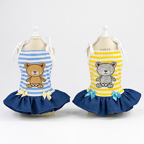 Dog Dress Dog Clothes Yellow Blue Costume Husky Labrador Alaskan Malamute Cotton Stripes Bear Stylish XS S M L XL
Dog Dress Dog Clothes Yellow Blue Costume Husky Labrador Alaskan Malamute Cotton Stripes Bear Stylish XS S M L XL