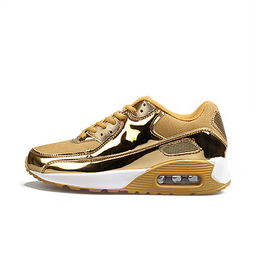 Men's Spring & Summer Sporty Athletic Trainers / Athletic Shoes Running Shoes Mesh / PU Non-slipping Black / Gold / Silver
Men's Spring & Summer Sporty Athletic Trainers / Athletic Shoes Running Shoes Mesh / PU Non-slipping Black / Gold / Silver