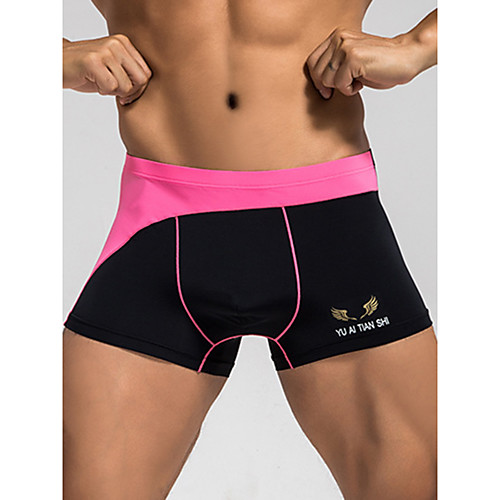Men's Basic Boy Leg Bottoms Swimwear Swimsuit - Color Block Breathable S M L White Black Blue Fuchsia
Men's Basic Boy Leg Bottoms Swimwear Swimsuit - Color Block Breathable S M L White Black Blue Fuchsia